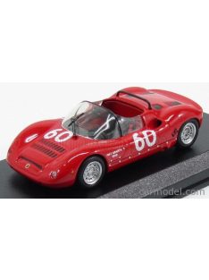   Best-Model - Fiat Abarth Sp 1000 Spider N 60 Monza 1968 Pal Joe - Botalla Red