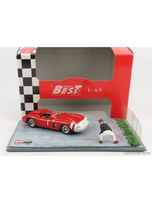 Best-Model - Ferrari 860 Monza N 1 Nurburgring 1965 Juan Manuel Fangio Red White