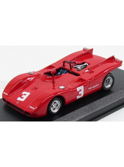 Best-Model - FIAT ABARTH 2000 SPIDER N 3 2nd EUROPEAN 2 LITRE CHAMPIONSHIP SALZBURGRING 1970 D.QUESTER RED