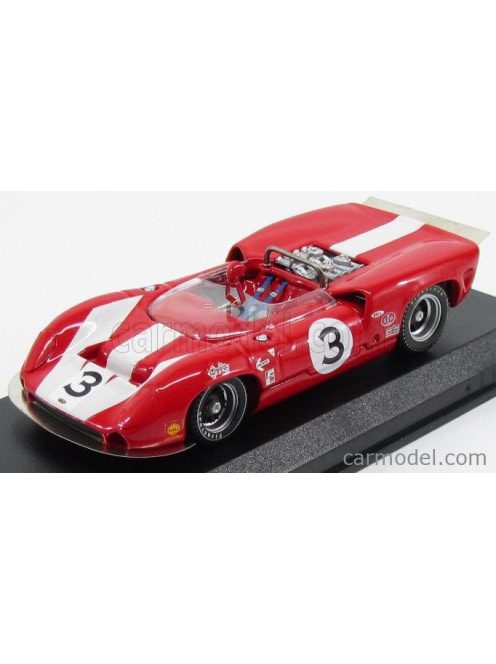 Best-Model - Lola T70 Mk2 Spider N 3 Winner Can-Am St Jovite 1966 J.Surtees Red