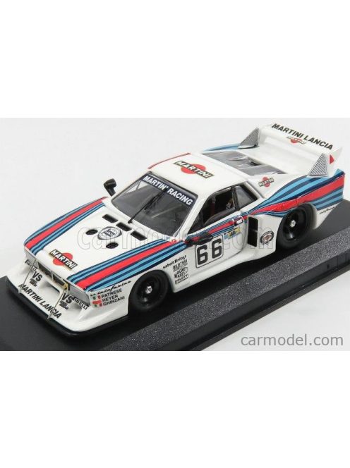 Best-Model - Lancia Beta Montecarlo Turbo Martini N 66 24H Le Mans 1981 Patrese - Heyer - Ghinzani White Blue Red