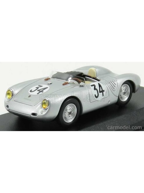 Best-Model - Porsche 550 Rs Spider Team J.P.Colas N 34 24H Le Mans 1958 J.Kerguen - Franc ( J.Dewes ) Silver
