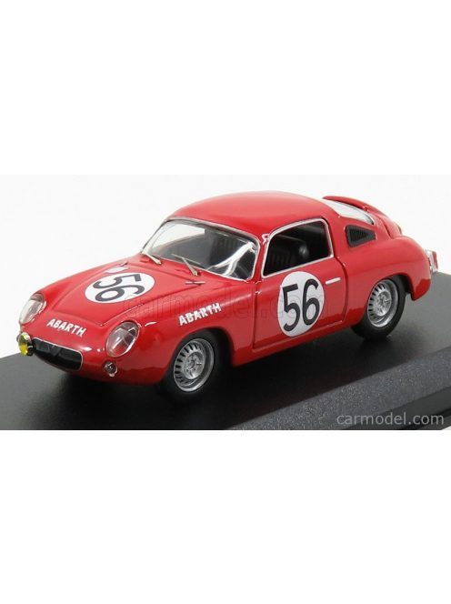 Best-Model - Fiat Abarth 700S N 56 24H Le Mans 1961 Bassi - Rigamonti Red
