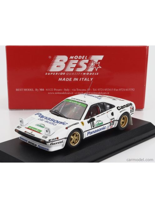 Best-Model - Ferrari 308 Gtb Gr.4 N 10 12Th Rally Colline Di Romagna 1982 Tognana - De Antoni White Green