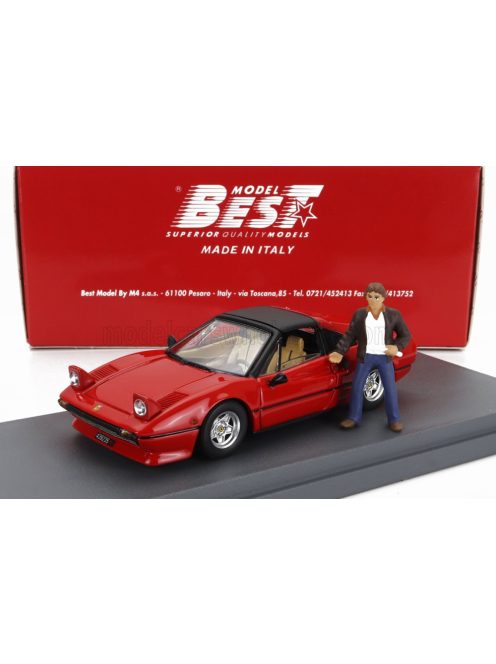 Best-Model - FERRARI 308 GTS 1977 - PERSONAL CAR GILLES VILLENEUVE WITH FIGURE RED