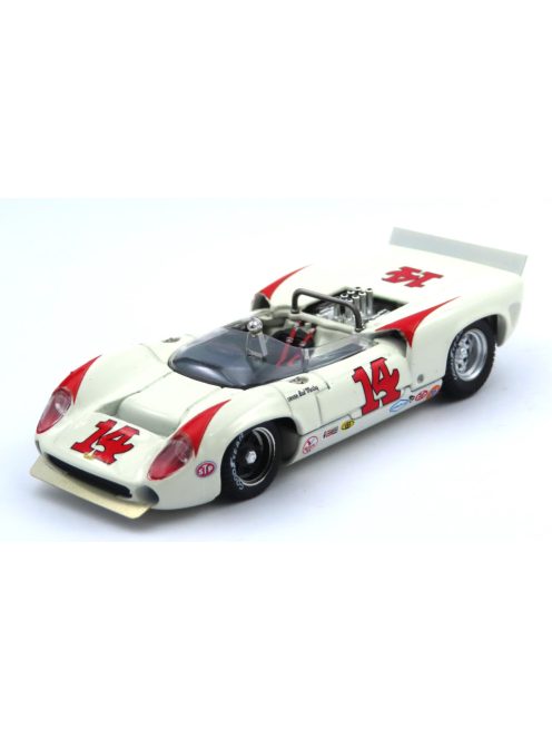 Best-Model - LOLA T70 MKIII SPIDER N 14 LAGUNA SECA 1967 BUD MORLEY WHITE RED
