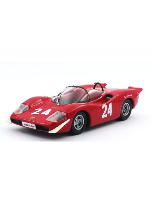 Best-Model - FIAT ABARTH 2000S N 24 PAUL RICARDS 1968 ERIS TONDELLI RED