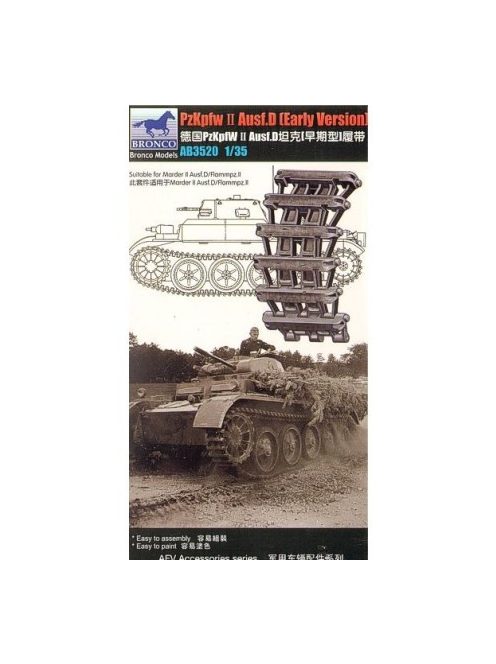 Bronco Models - Pzkpfw.II Ausf.D (Early Version) Track Link Set