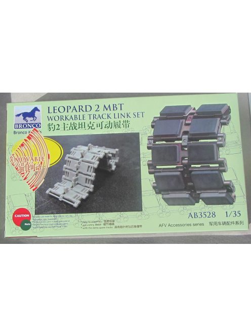 Bronco Models - German Leopard 2 MBT Workable Track Link Set