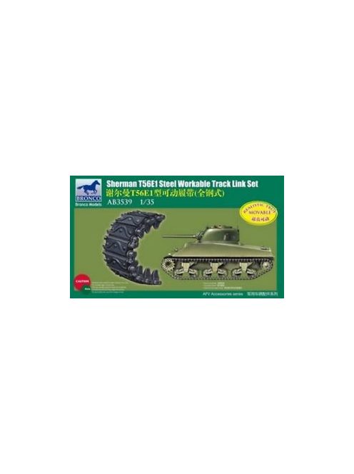 Bronco Models - Shermann T62 Workable Track Link Set