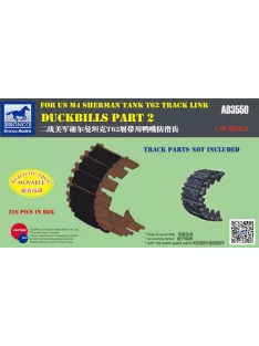   Bronco Models - Duckbills part 2 For US M4 SHERMAN TANK T62 Track Link