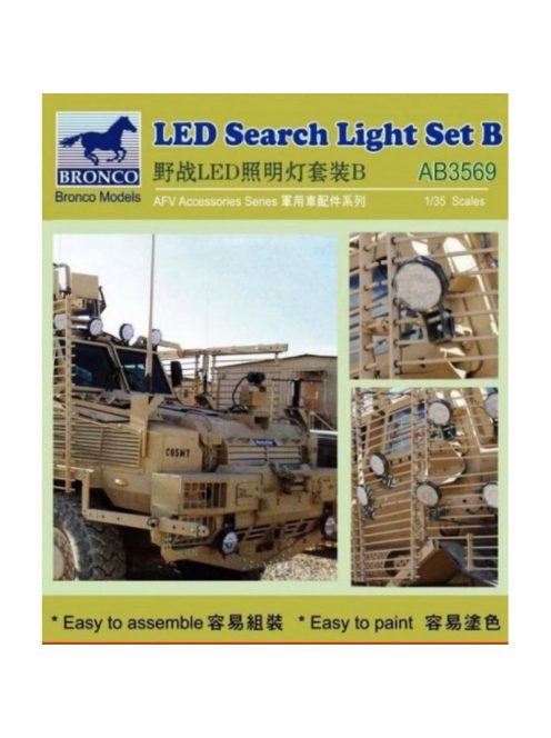 Bronco Models - LED Search Light Set B.