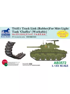   Bronco Models - T85E1 Track Link (Rubber Type) For M24 Light Tank Chaffee (Workable