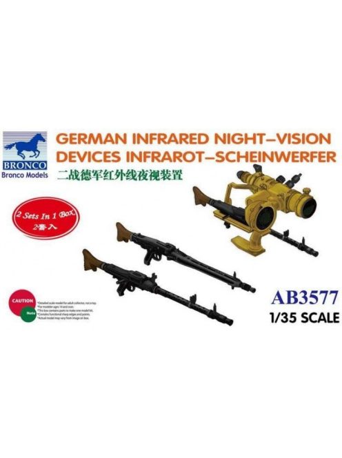 Bronco Models - German Infrared Night-Vision Devices Infrarot-Scheinwerfer