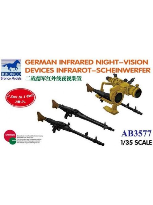 Bronco Models - German Infrared Night-Vision Devices Infrarot-Scheinwerfer