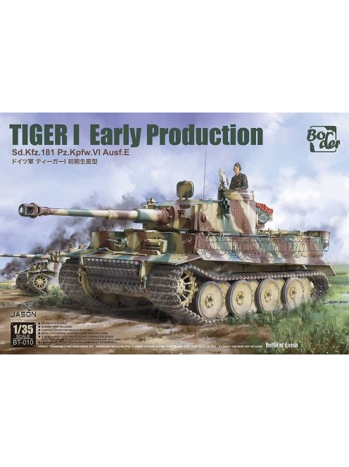 Border Model - 1/35 Tiger I Early Production Sd.Kfz.181 Pz.Kpfw.VI Ausf.E