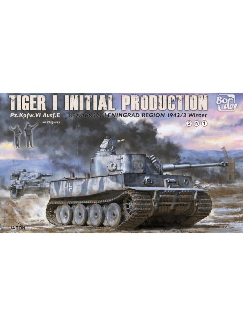 Border Model - 1/35 Tiger I initial production 3in1 - Border Model
