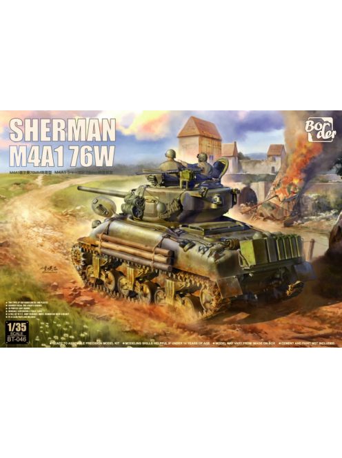 Border Model - Sherman M4A1 76W