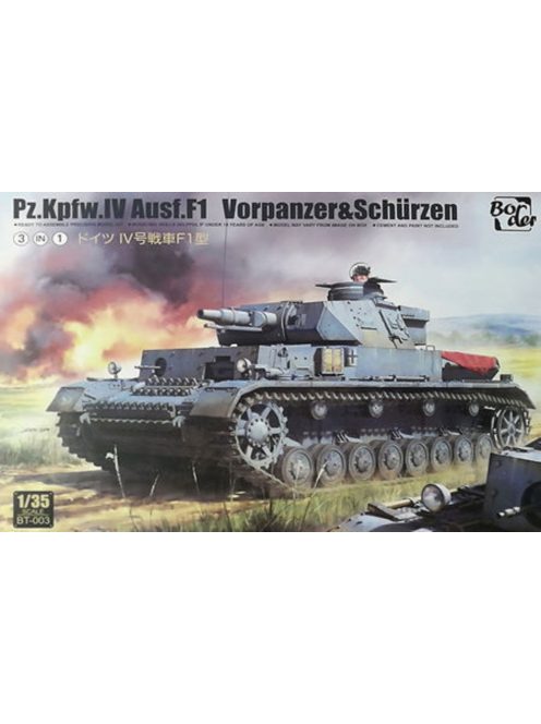 Border Model - Pz.Kpfw.IV Ausf.F1 3-in-1