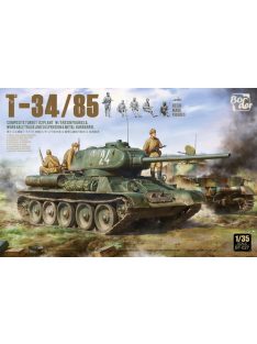   Border Model - T-34/85, Composite Turret, 112 Plant With 5 Resin Figures, Metal Gun Barrel
