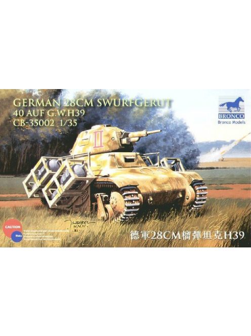 Bronco Models - German 28cm Swurfgerat 40 Auf G.W.H39