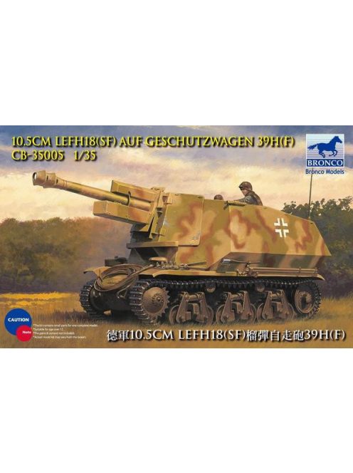 Bronco Models - 10.5cm leFH18(Sf) a.Geschutzwagen 39H(f