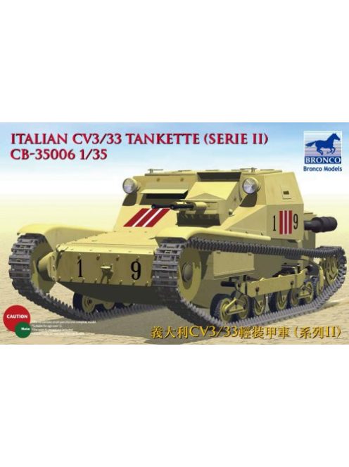 Bronco Models - Italian CV L3/33 Tankette (Serie II)
