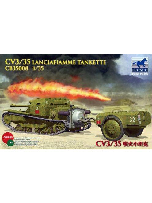 Bronco Models - CV L3/35 Lanciafiamme Tankette