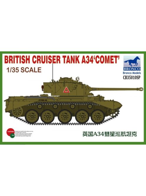 Bronco Models - British Cruiser Tank A34 COMET