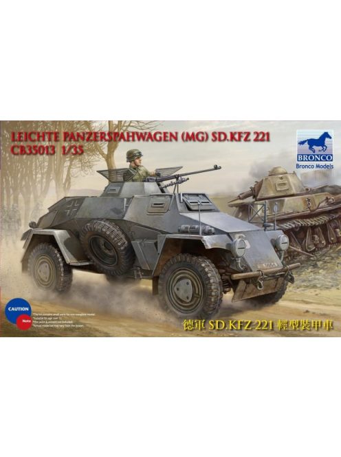 Bronco Models - Sdkfz 221 Armored Car