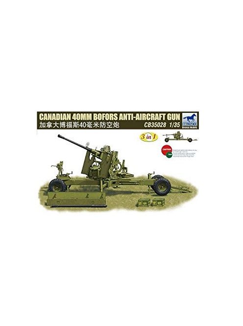Bronco Models - Canadian 40mm Bofors Anti-Aircraft Gun
