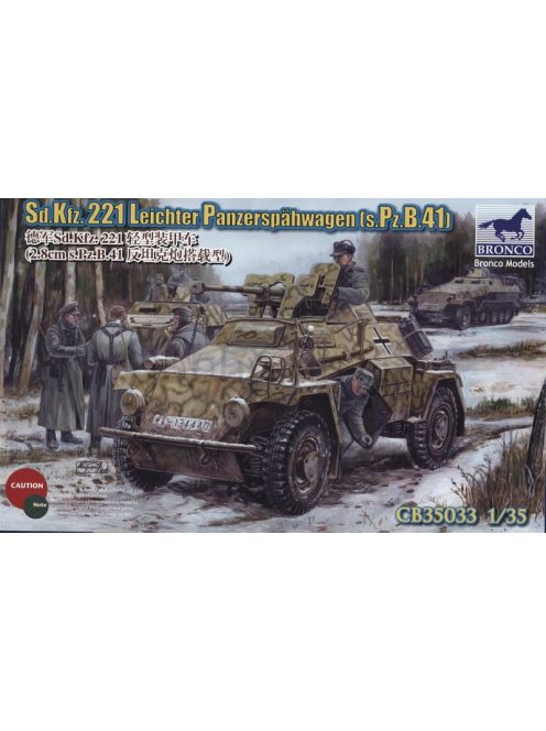 Bronco Models - Sd.KFZ.221 Leichter Panzerspahwagen(s.Pz B.41)