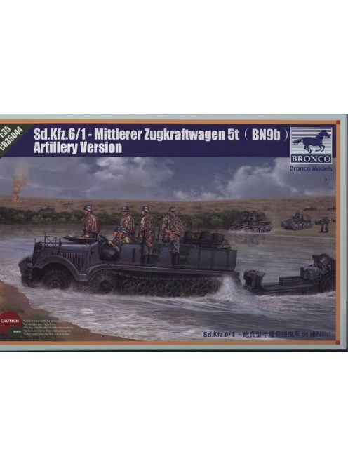 Bronco Models - Sd.kfz 6 5(t) Typ BN9 Artillery Version