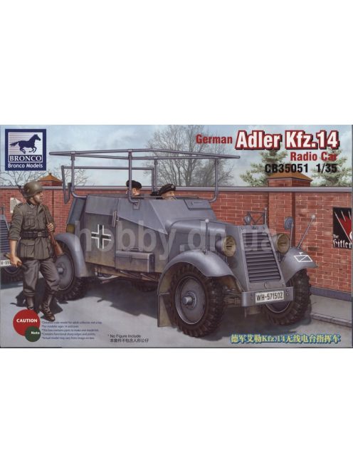Bronco Models - German Adler Kfz.14 Radio Armored Car