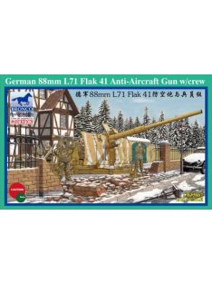   Bronco Models - German 88mm L71 Flak 41 Anti-Aircraft Gun w/Crew