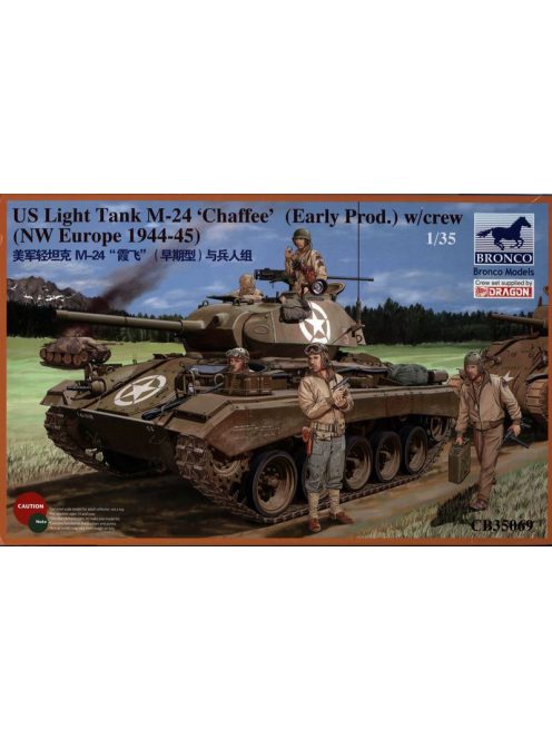 Bronco Models - US Light Tank M-24 Chaffee (WWII Prod.)