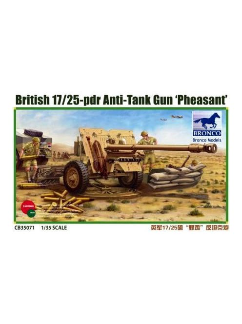 Bronco Models - British 17/25 pdr Anti-Tank Gun PHEASANT