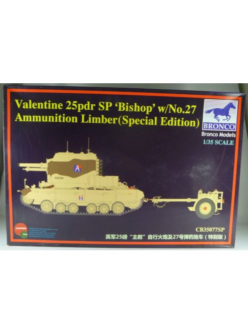 Bronco Models - Valentine SPG Bishop w/No.27 Limber