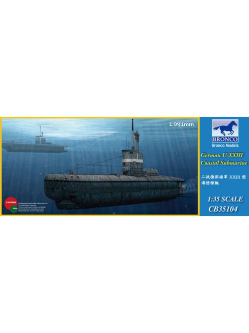 Bronco Models - German U-XXIII Coastal Submarin