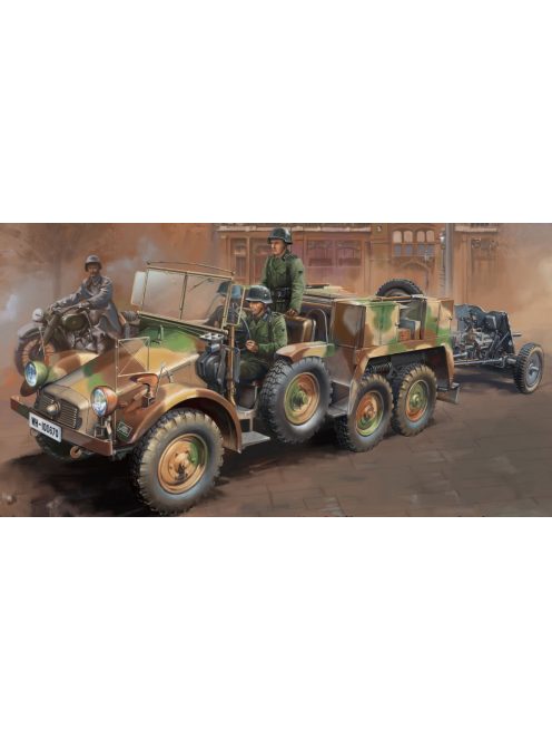 Bronco Models - Krupp Protze Kfz.69 L 2 H 143 with 3.7cm Pak 36 (Early version)