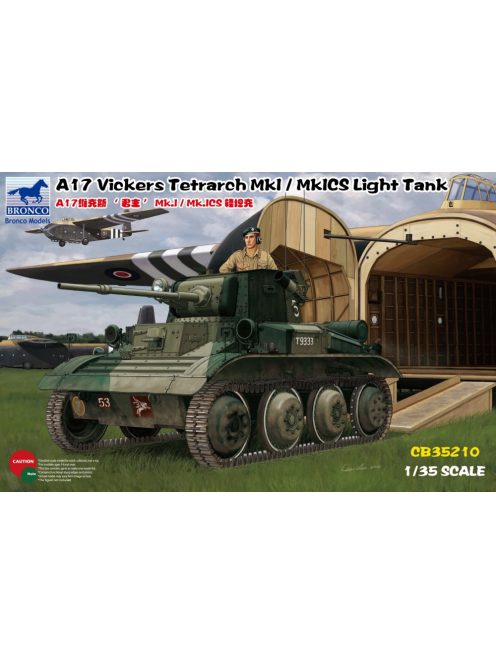 Bronco Models - A17 Vickers Tetrarch MkI/MkICS LightTank