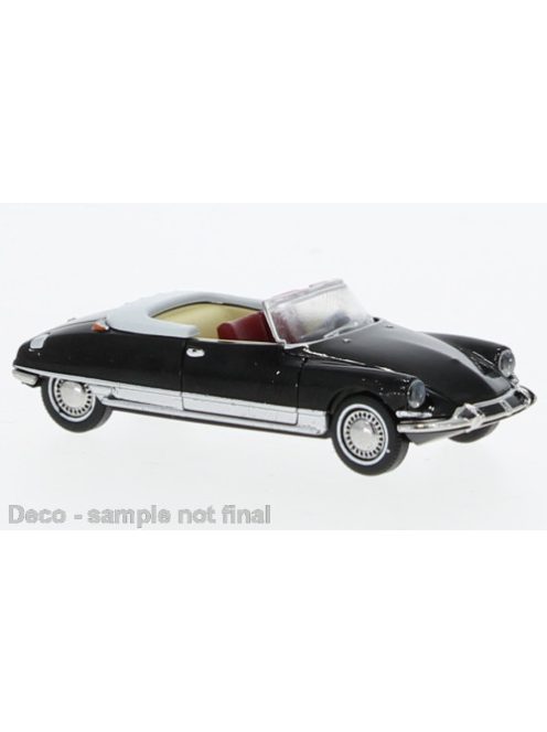 Brekina - Citroen DS Cabrio, schwarz, 1963, 1:87