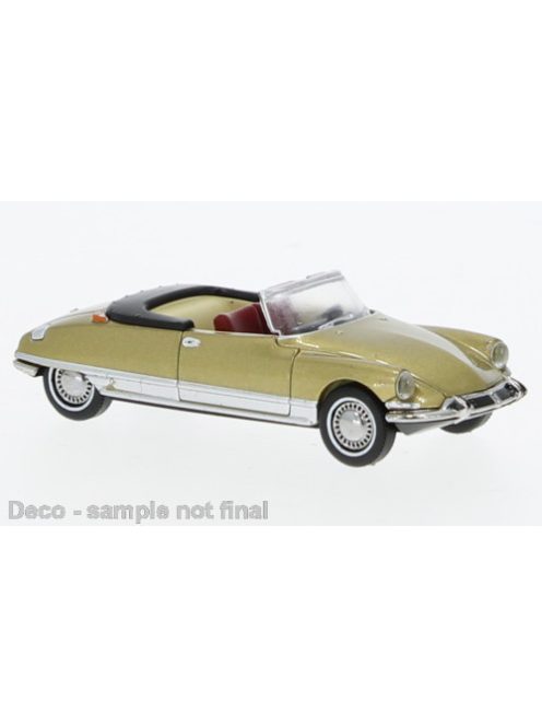 Brekina - Citroen DS Cabrio, gold, 1963, 1:87