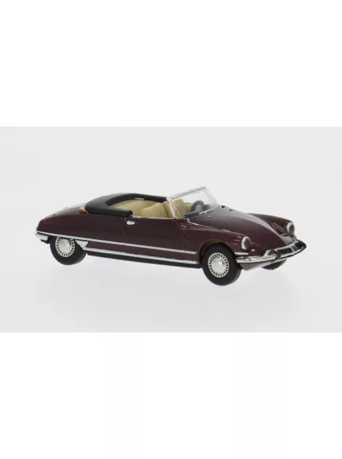 Brekina - Citroen DS 19 Cabrioletdunkelrot 1963