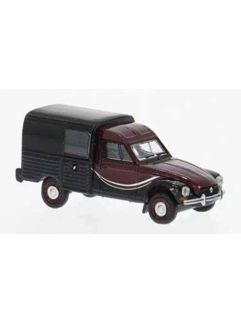 Brekina - Citroen Acadiane dunkelrot/schwarz 1976