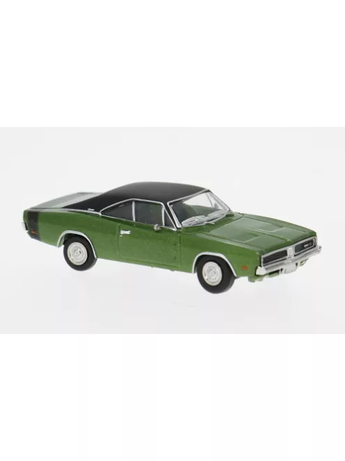 Brekina - Dodge Charger grün/schwarz 1969