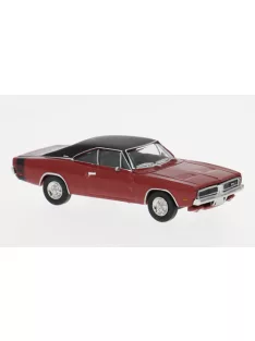 Brekina - Dodge Charger rot/schwarz 1969