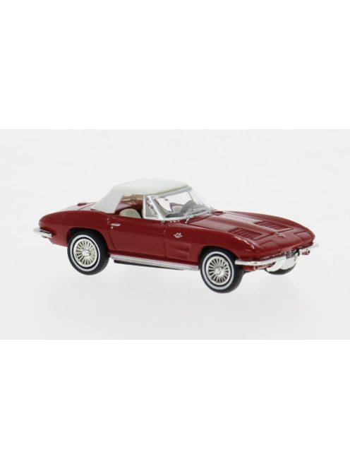 Brekina - Chevrolet Corvette C2 Cabrio red 1962