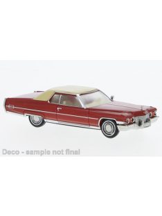   Brekina - Cadillac Coupe deVille, dunkelrot/beige, 1972, 1:87