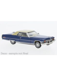 Brekina - Cadillac Coupe deVille, blau/beige, 1972, 1:87